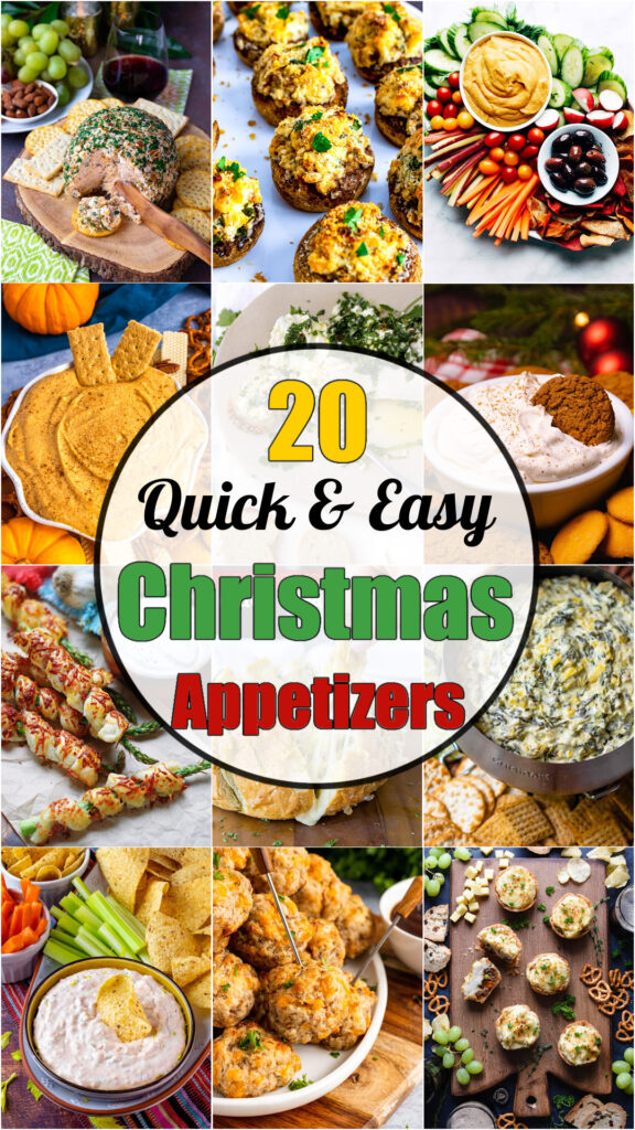 20 quick and easy Christmas appetizers for the holiday season