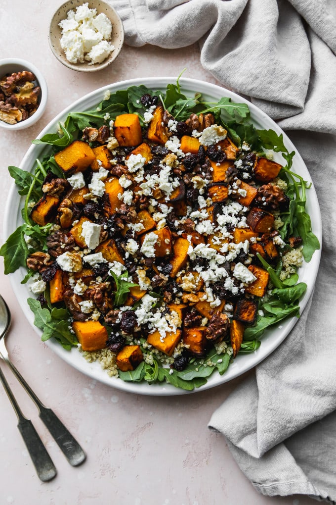 Image for Roasted Pumpkin Salad With Quinoa & Feta 