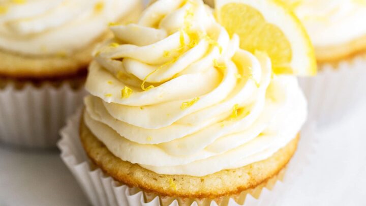 Image for Lemon Cupcakes Recipe | The Best Lemon Cupcakes