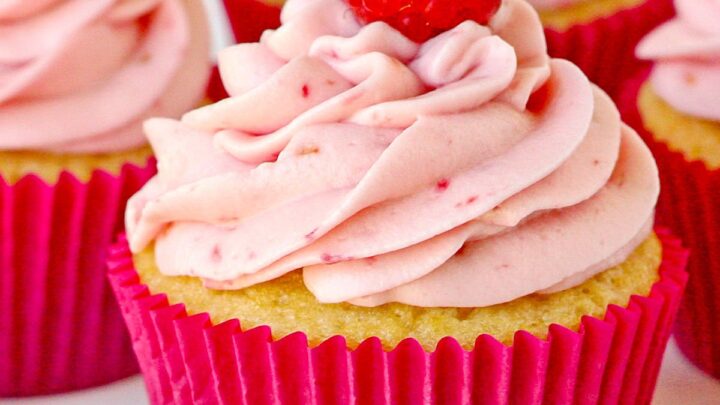 Image for Raspberry Vanilla Cupcakes
