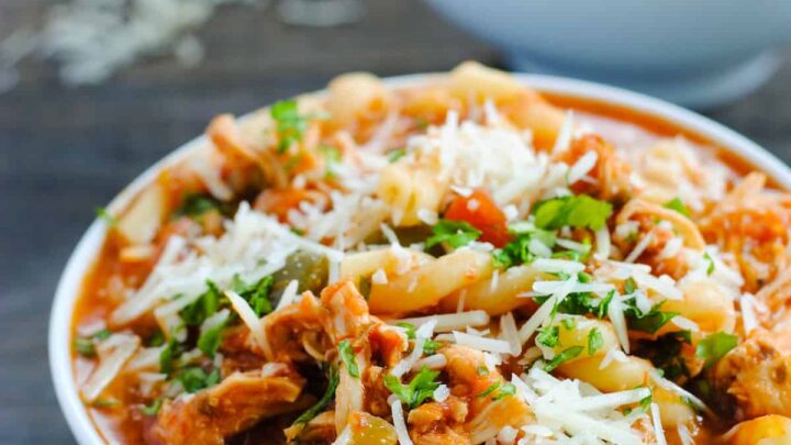 Image for Crockpot Chicken Parmesan Soup 