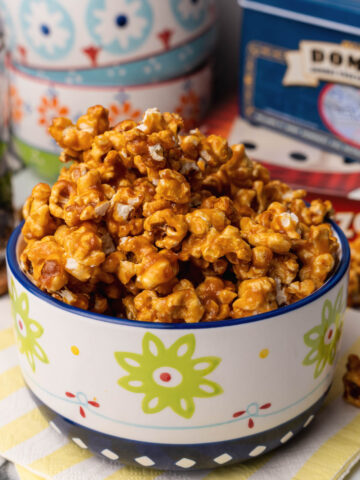 Buttery, sweet homemade Caramel Corn is a treat that's perfect for game night, snack time and a wonderful gift for the holidays.